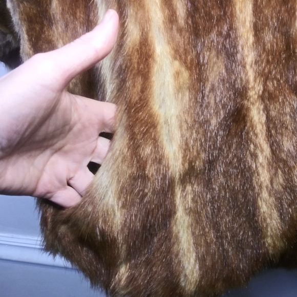Vintage Mink Stole Rare Larger Size From Steinfeld's Tucson - Picture 2 of 11
